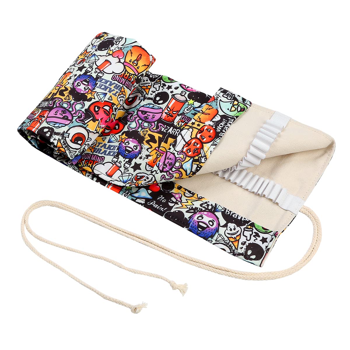 Lbxgap 168 Slot Pencil Roll Wrap Up Pencil Pouches Holder