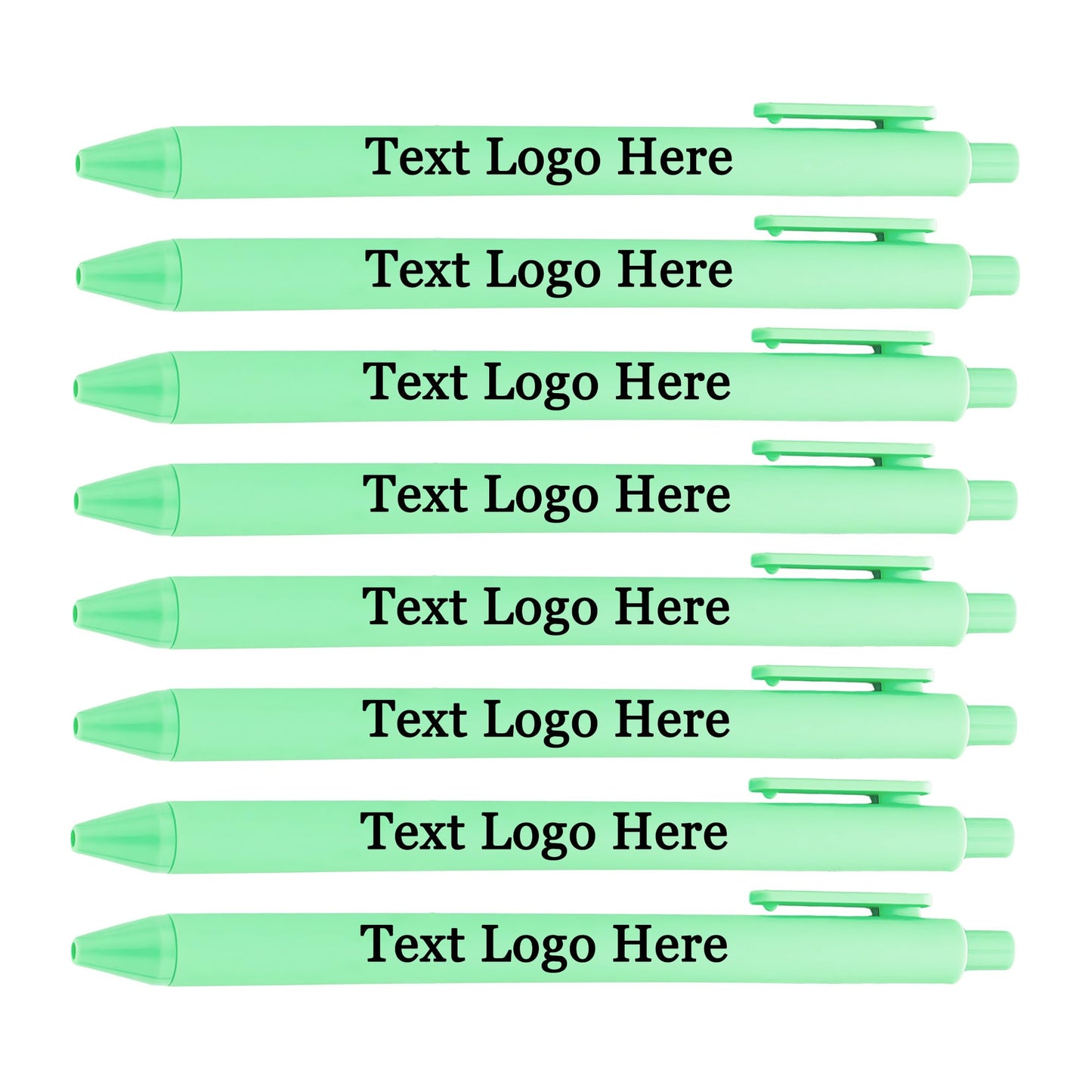 HEYZARDA Personalized Pens with Name Bulk 100-1000 Pcs, Grass