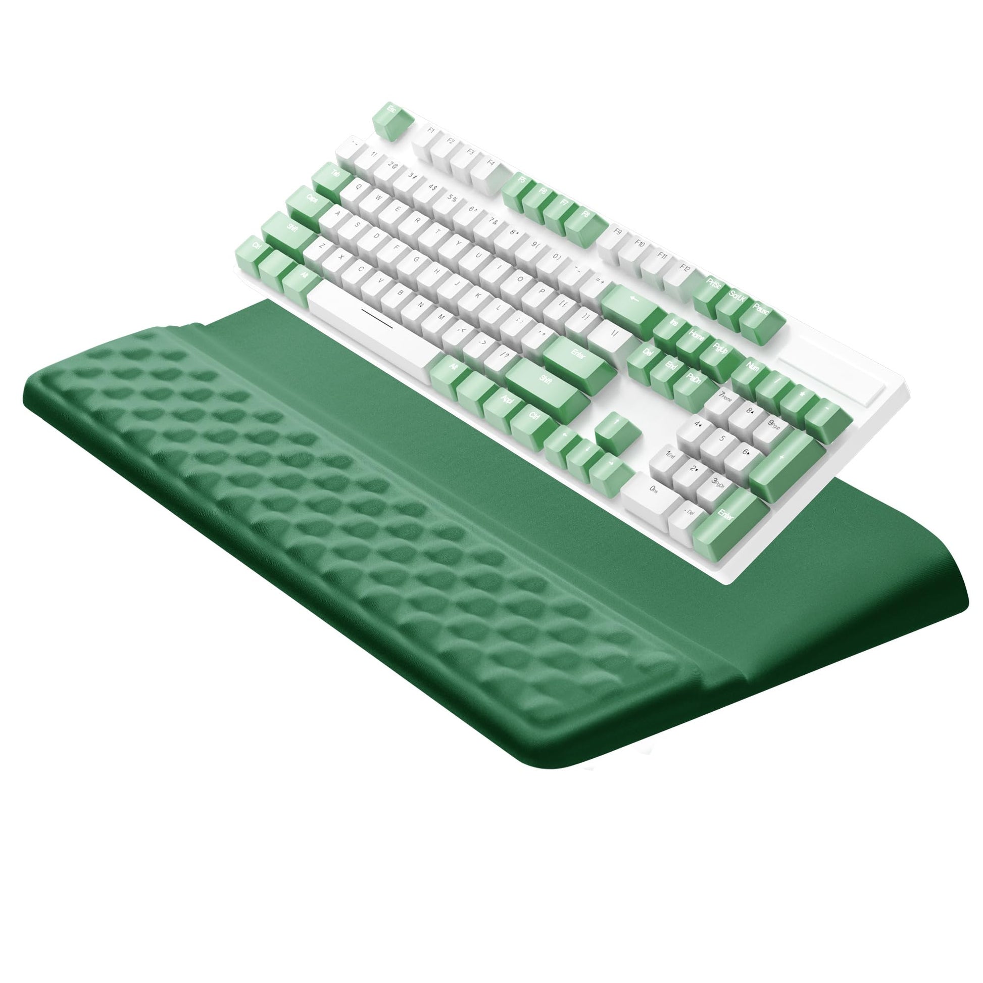 Ospelelf Keyboard Wrist Rest Pad, Comfy Ergonomic Keyboard Stand Riser Holder, Computer Wrist