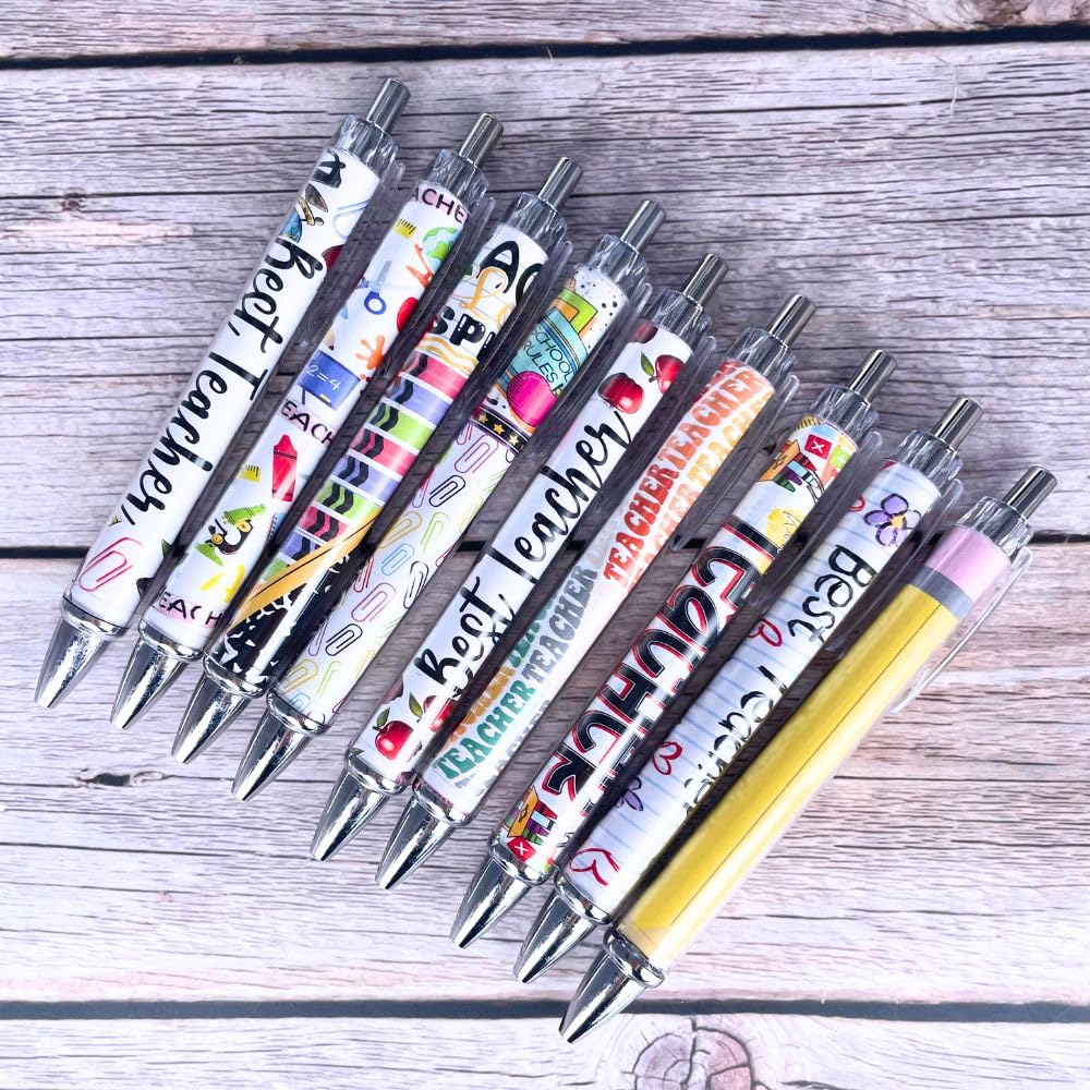 YJ PREMIUMS Teacher Pen | Fun Cute Funny Cool Best Pens for Teacher Set Pack Teach Love Inspire