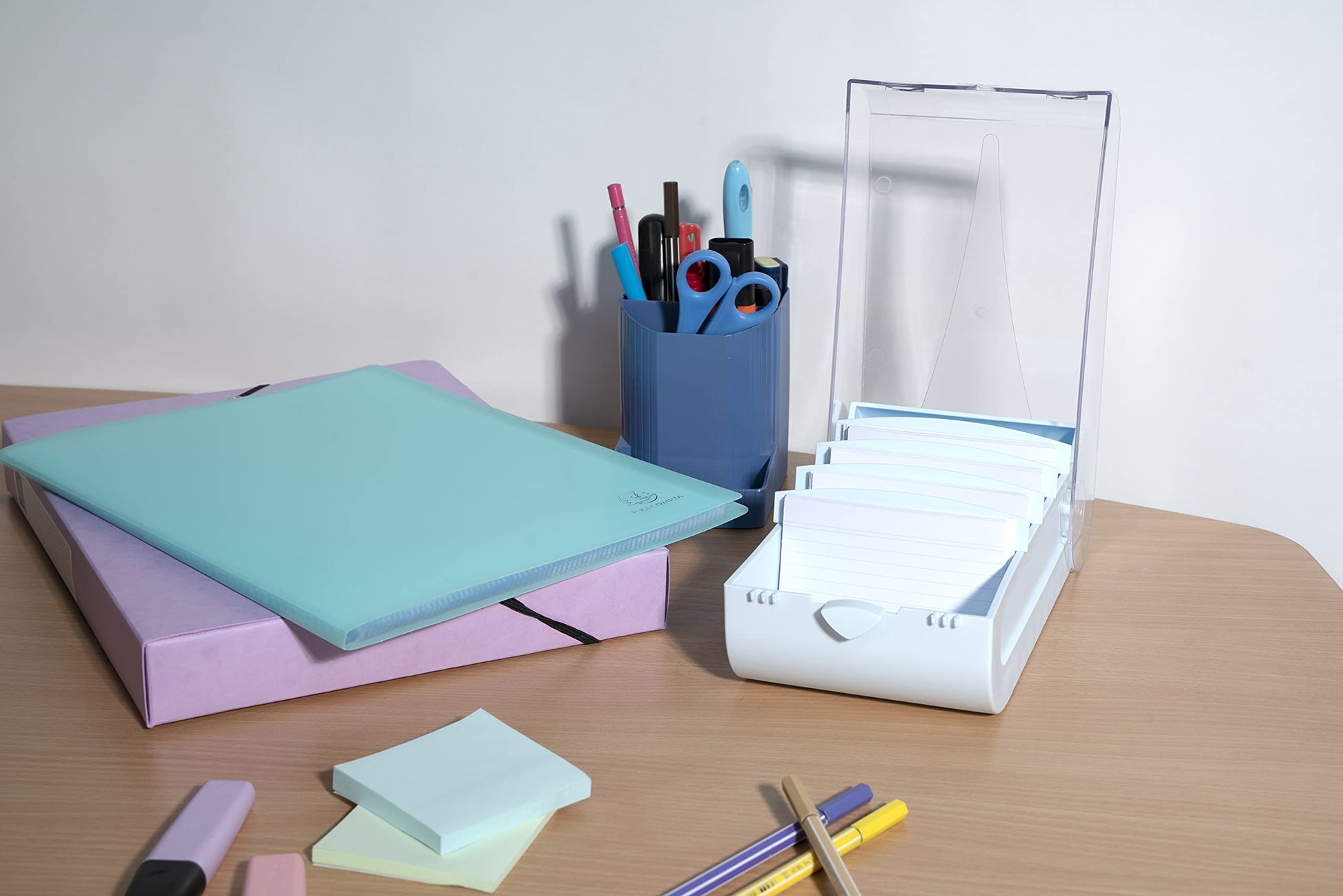 Exacompta Bunnybox 5346223D Flash Card File DIN A7 Landscape Including 100 Index Cards Original