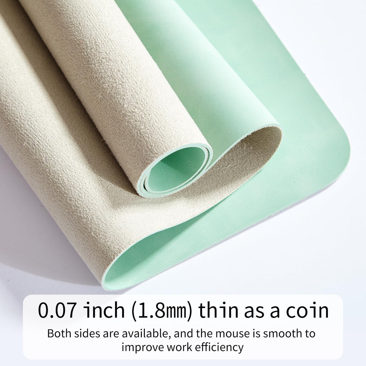 Lllunimon Leather Desk Pad Large Mouse Pad Mat Laptop Desk Protector