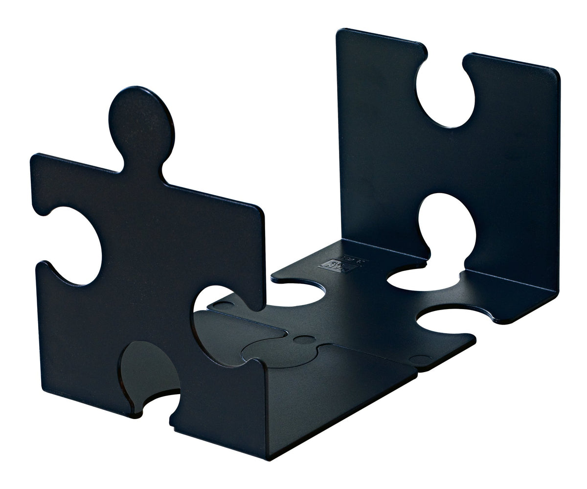 HAN 9212-13, CD Rack/bookend Puzzle. Modern, Innovative and Very Stable. Random Interlinking. Set