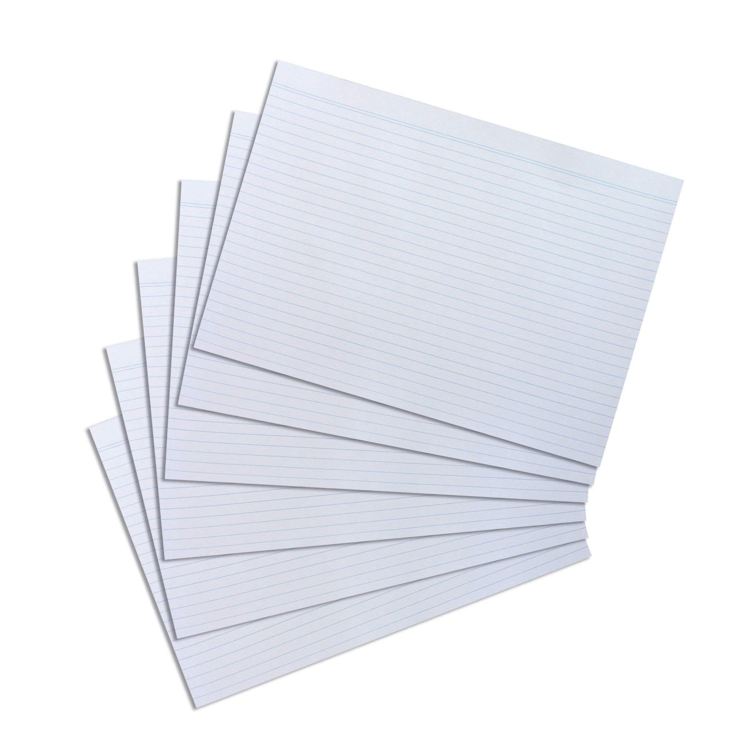Herlitz A4 Ruled Index Card - White (100 Pieces)