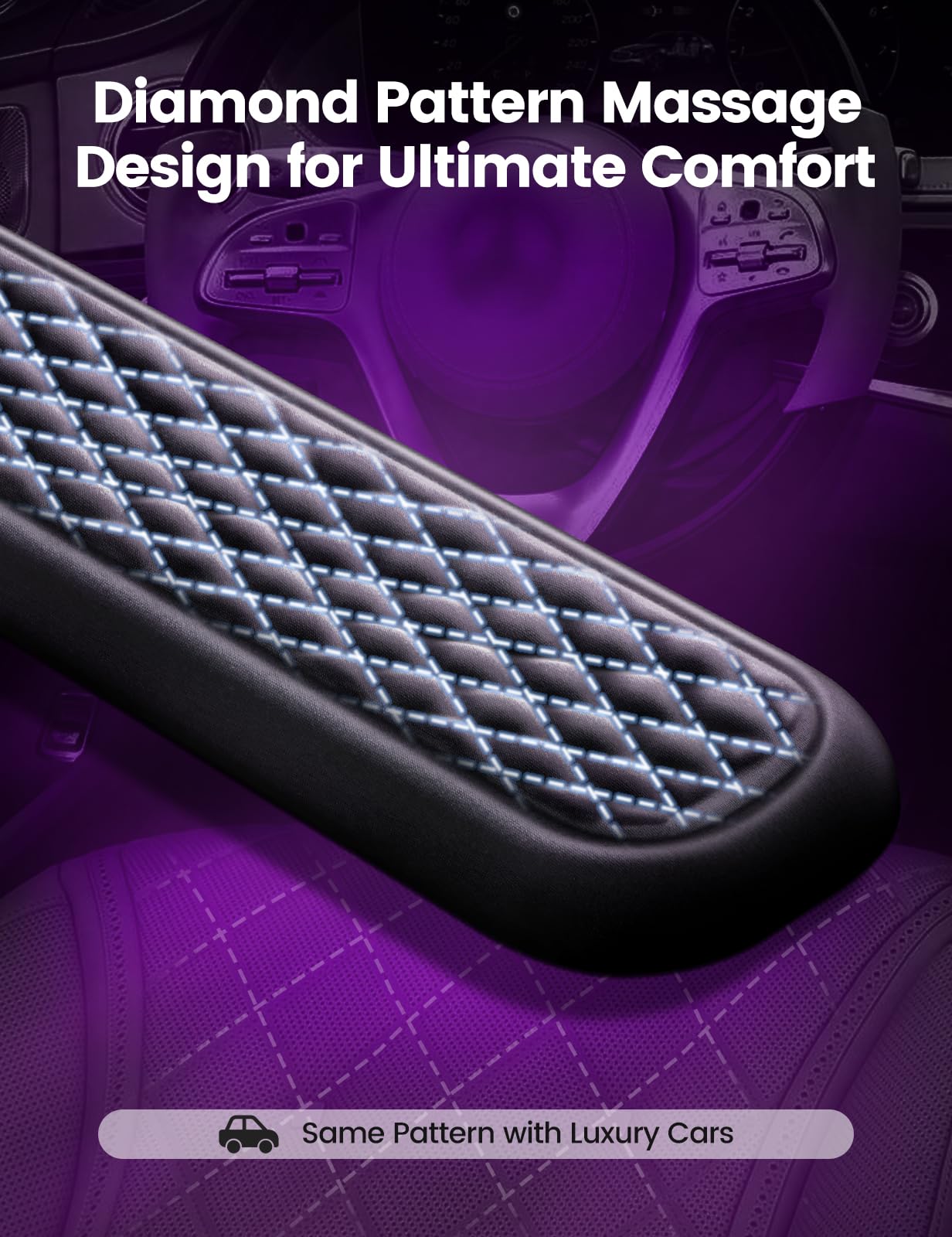 Vaydeer Wrist Rest for Keyboard and Mouse, Computer Ergonomic Wrist Support Pad, Soft Memory Foam