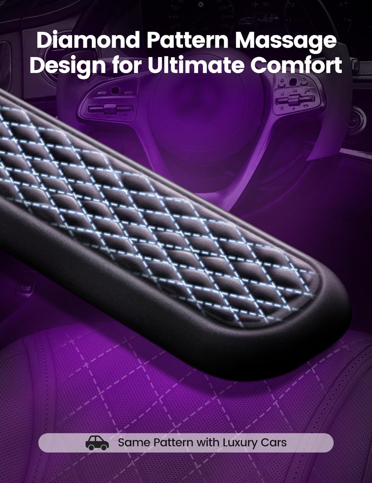 Vaydeer Wrist Rest for Keyboard and Mouse, Computer Ergonomic Wrist Support Pad, Soft Memory Foam