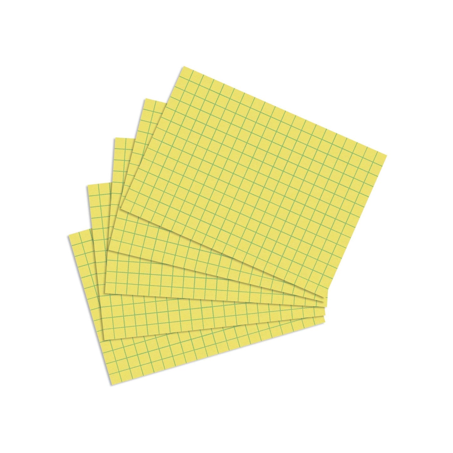 Herlitz 1150507 Index Cards, Pack of 100 A7 Gelb