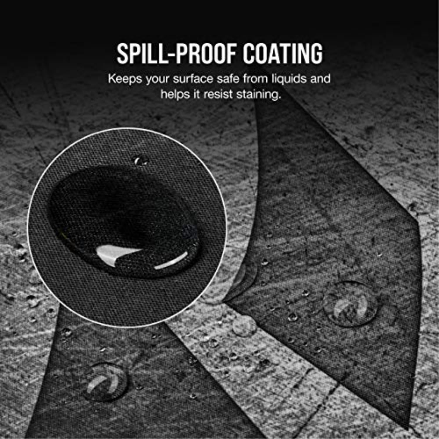 Corsair MM350 PRO Extended XL Premium Spill-Proof Cloth Gaming Mouse Pad – 36.6” Width x 15.7”