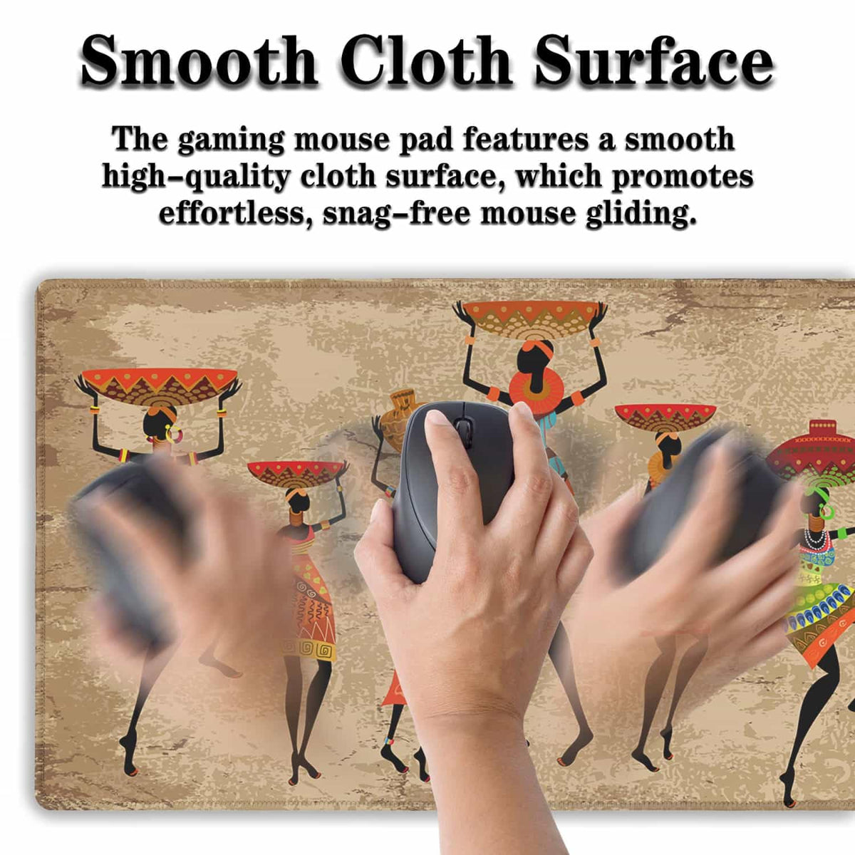 Samgula Large Mousepad African Woman Office Decor Gaming Mousepads Computer Desk Mat Mat Mouse Pad
