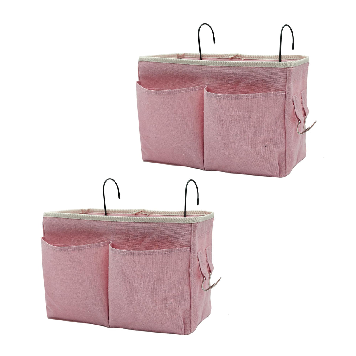 Someteth 2-Pack Bedside Caddy Bedside Hanging Storage Basket Multi-Function Organizer Caddy for