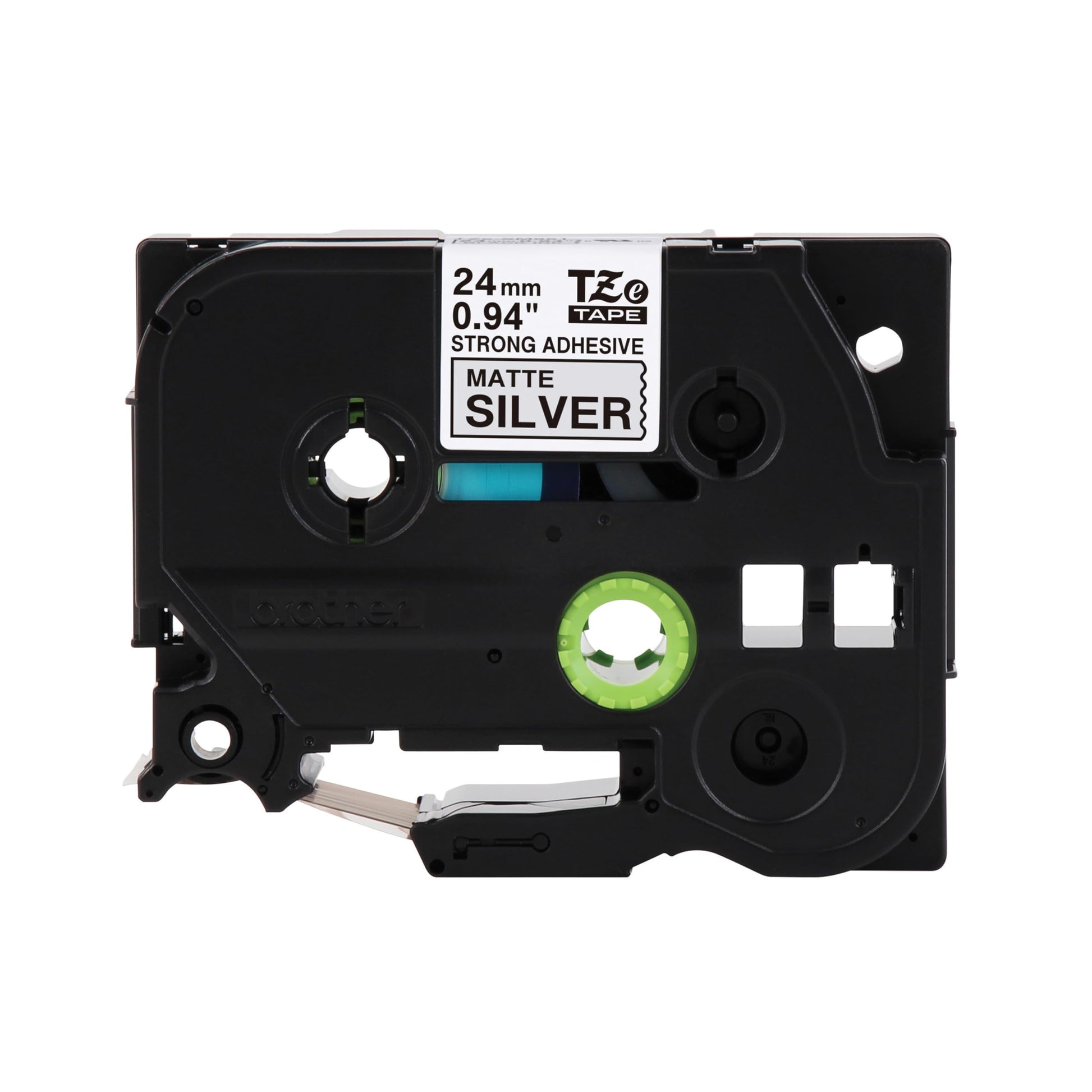 Brother Genuine P-Touch TZe Black Print on Matte Silver Label Tape (TZeS951), Strong Adhesive