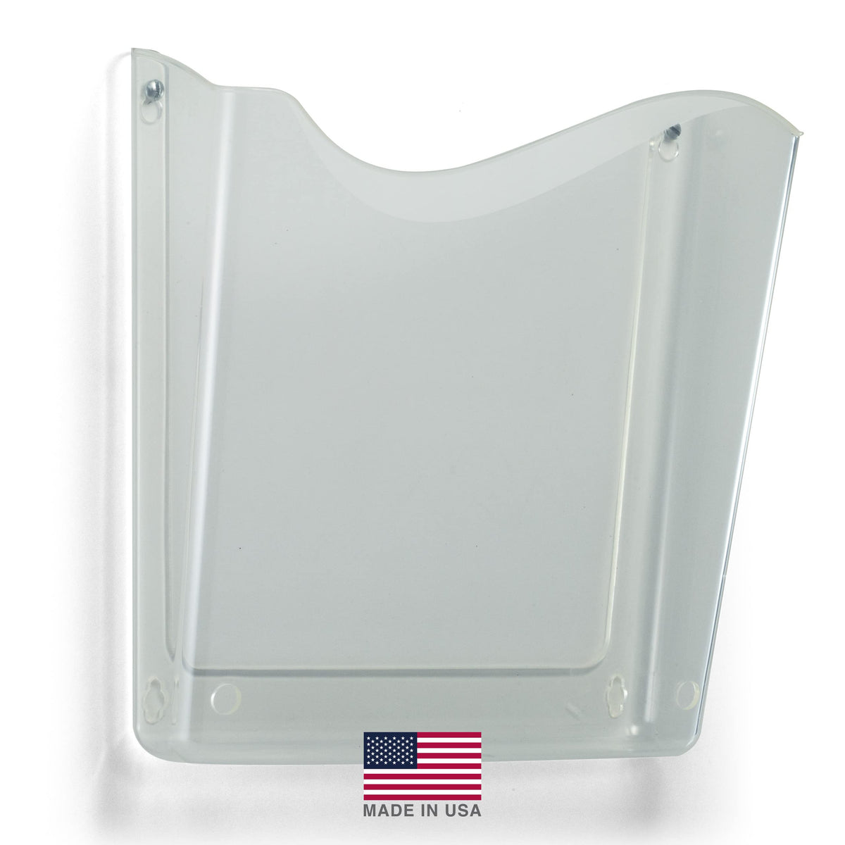Officemate Vertical Wall File, Letter Size, Durable Unbreakable Plastic Organizer, Mountable Wall