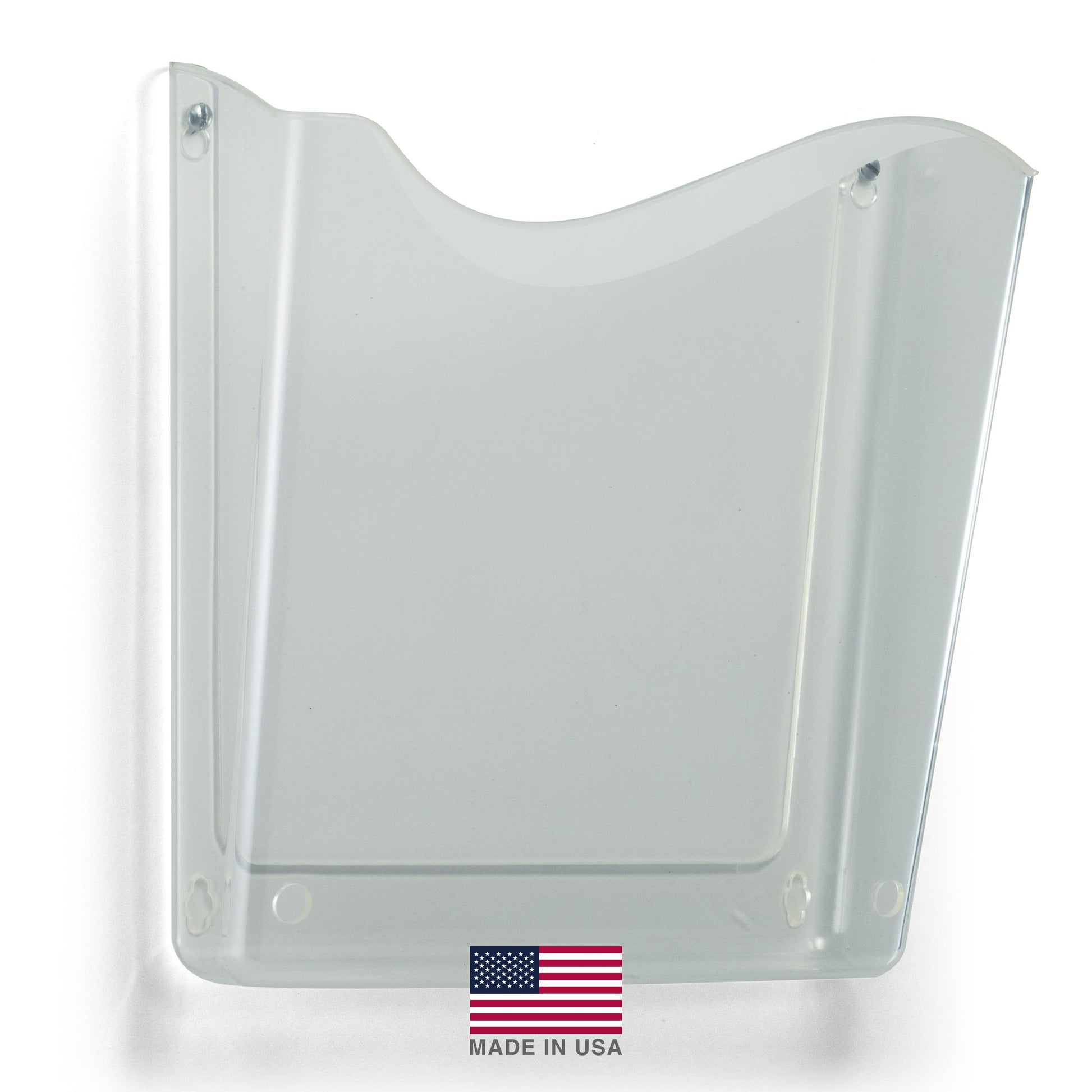 Officemate Vertical Wall File, Letter Size, Durable Unbreakable Plastic Organizer, Mountable Wall