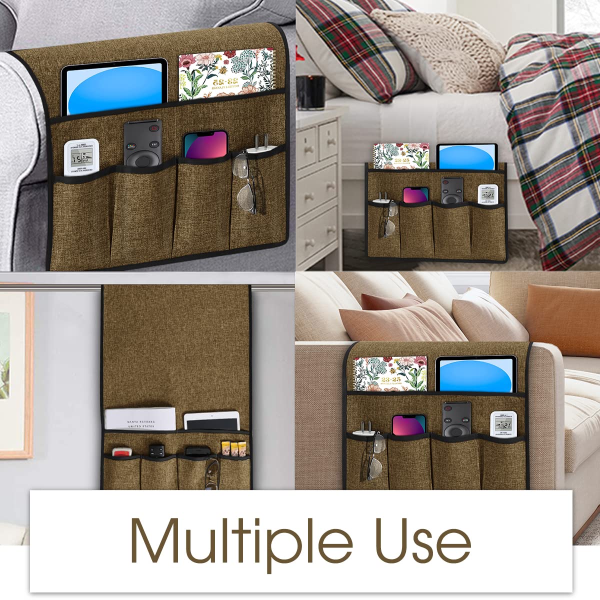 Joywell Remote Control Holder Armchair Caddy Armrest Organizer Coffee