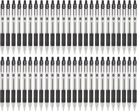 ZEBRA Z GRIP Black Ballpoint Pens, Retractable with smooth ink, comfortable grip and pocket clip