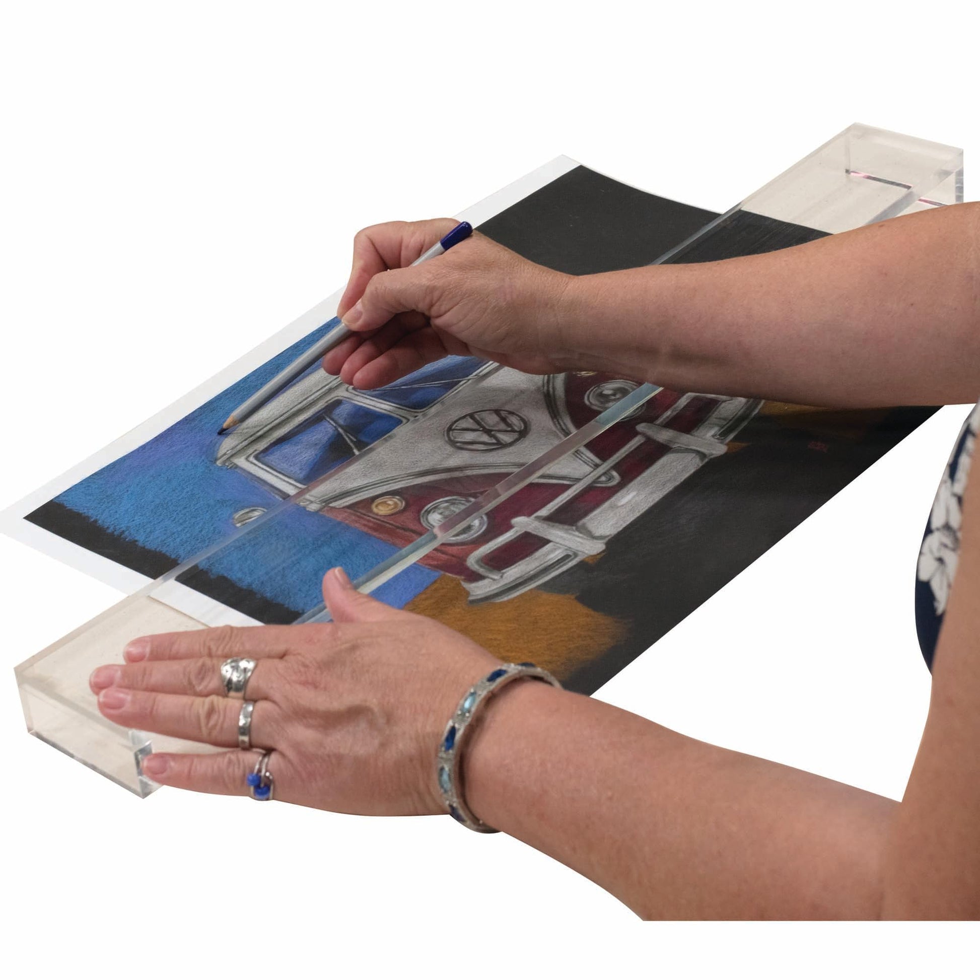 Creative Mark Artist Leaning Bridge Hand and Wrist Leaning Bridge Acrylic Used For Steady Hand