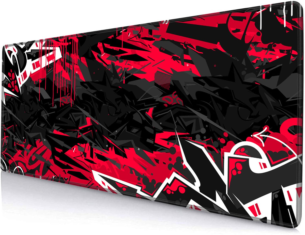 SANWUMIAN Mouse Pad Gaming, Large XXL Mouse Pads, Non-Slip Rubber Base Mousepad, Keyboard Mouse Mat