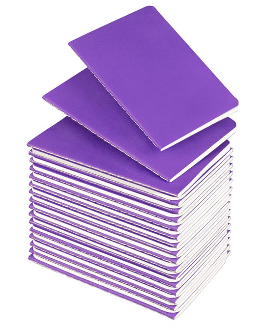 Lzerking Small Notebooks Bulk 3.5 x 5.5 Inches 36 Pack Mini Pocket Journal