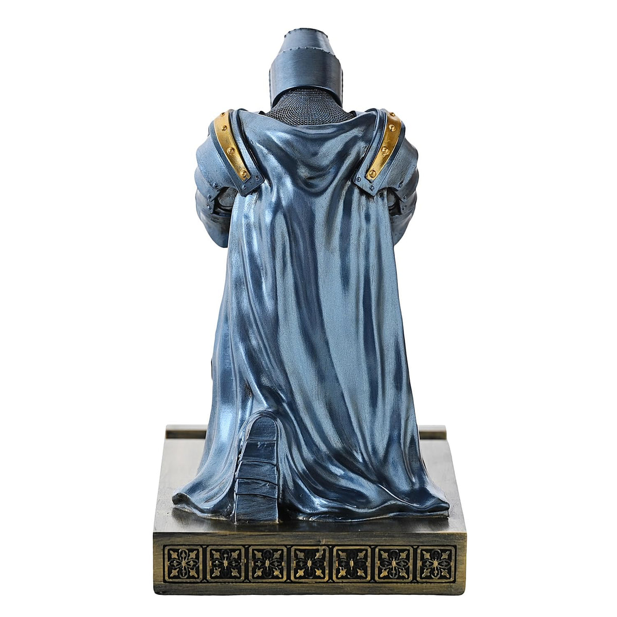 Medieval Templar Vanguard Officer Knight Pen Holder Desk Organizers Blue