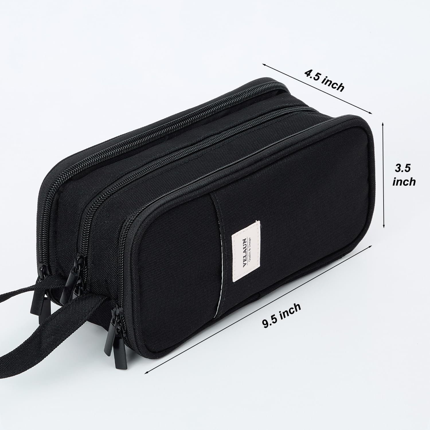 VELAUN Pencil Case Pouch, Large Capacity Pencil Box Bag, Aesthetic Pen Organizer for School