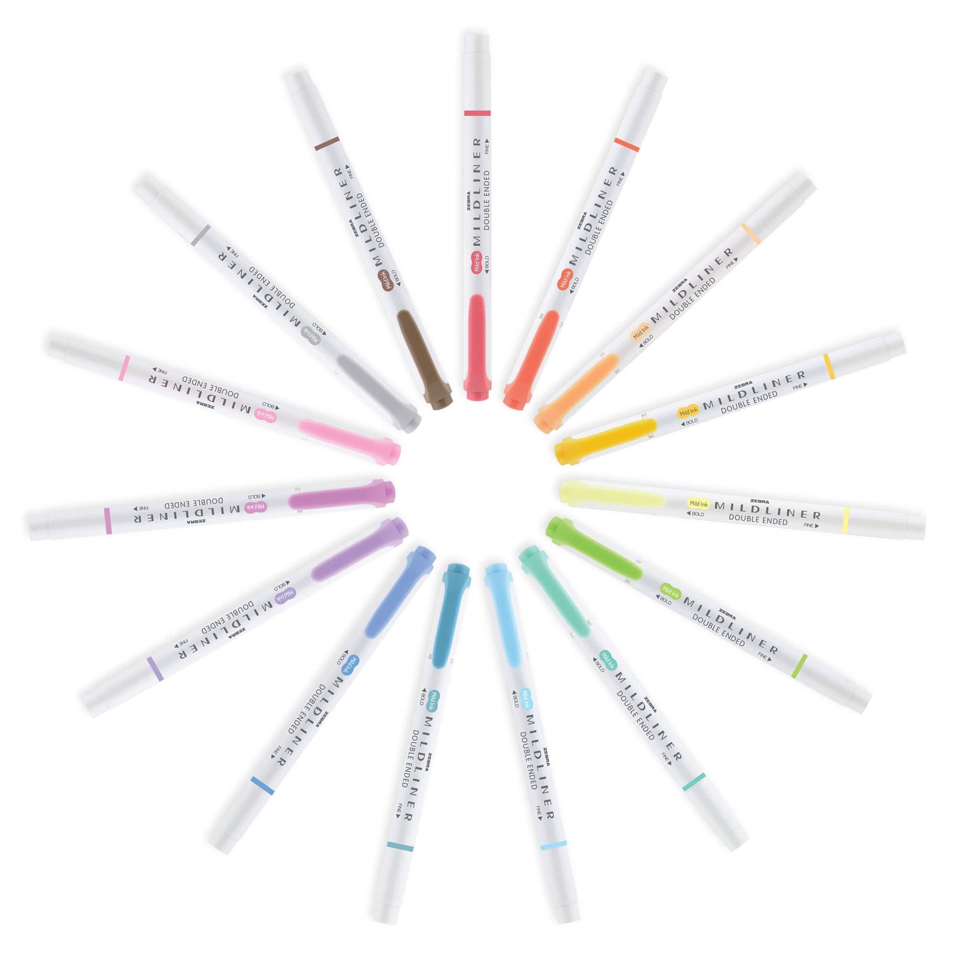 Zebra Pen MILDLINER No Bleed Highlighter, Dark Blue Color, Dual Tip, 12-Pk