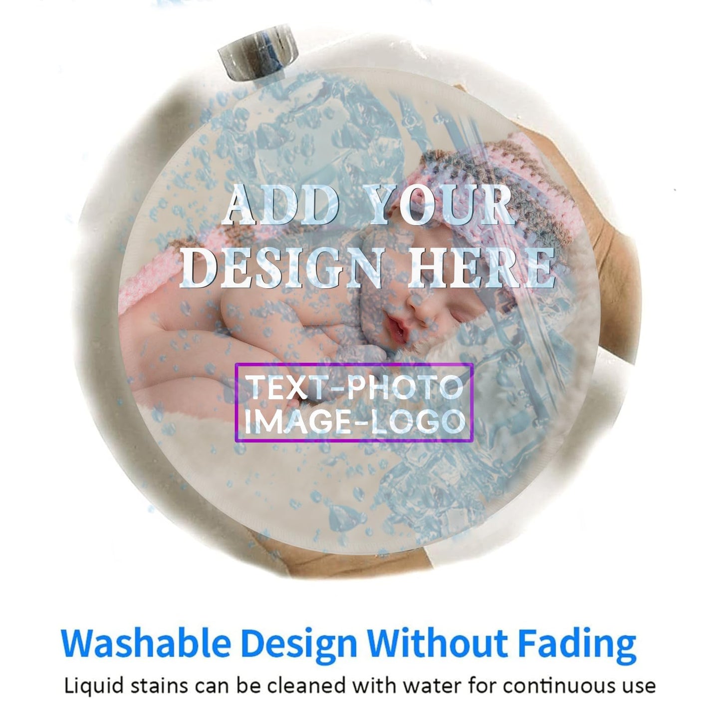 Custom Mouse Pad with Wrist Support，Ergonomic Personalized Mousepad,Add Personalized Photo & Text