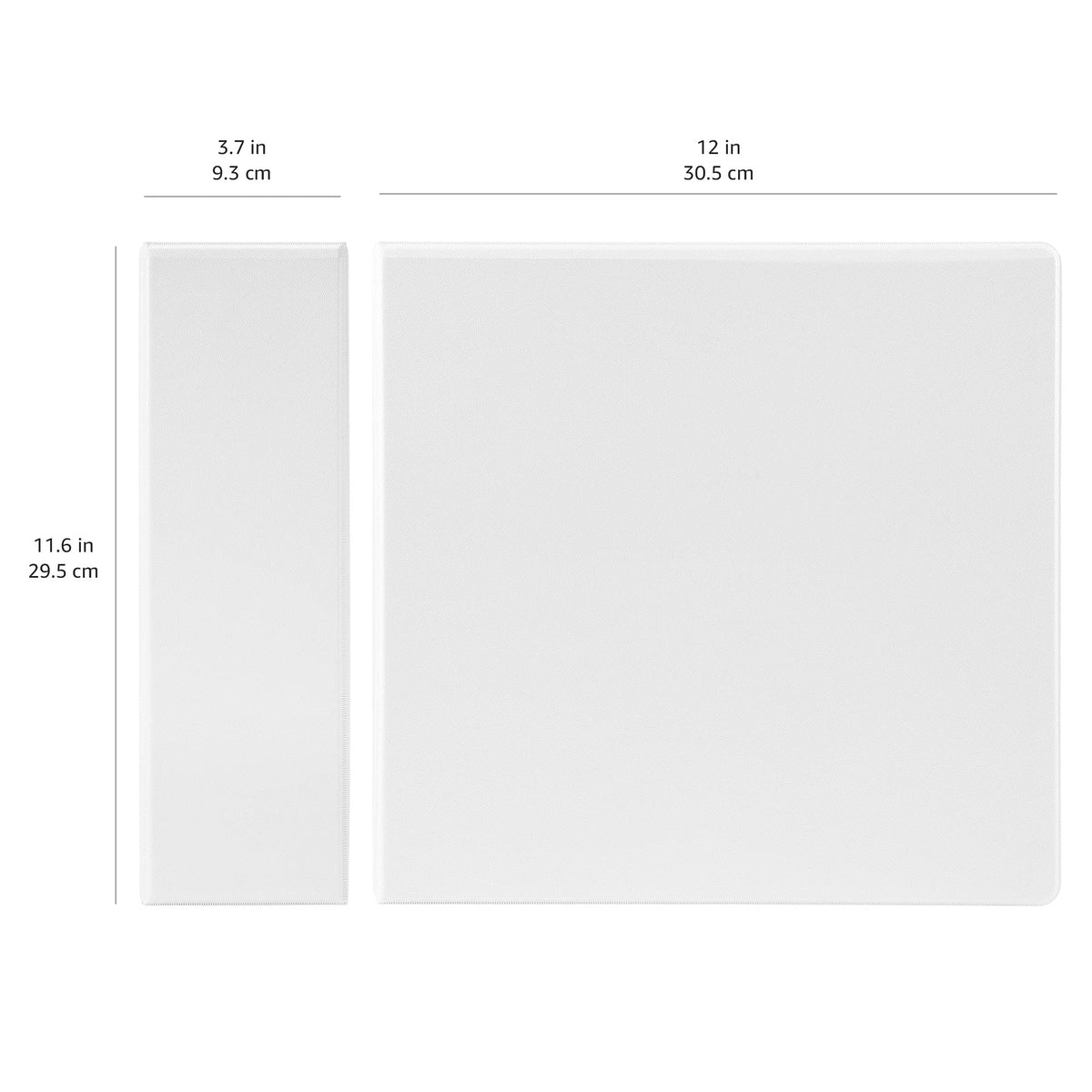 Amazon Basics 3 Ring Binders, 3 Inch D-Ring Organizer for School, Home Office, Paper Storage