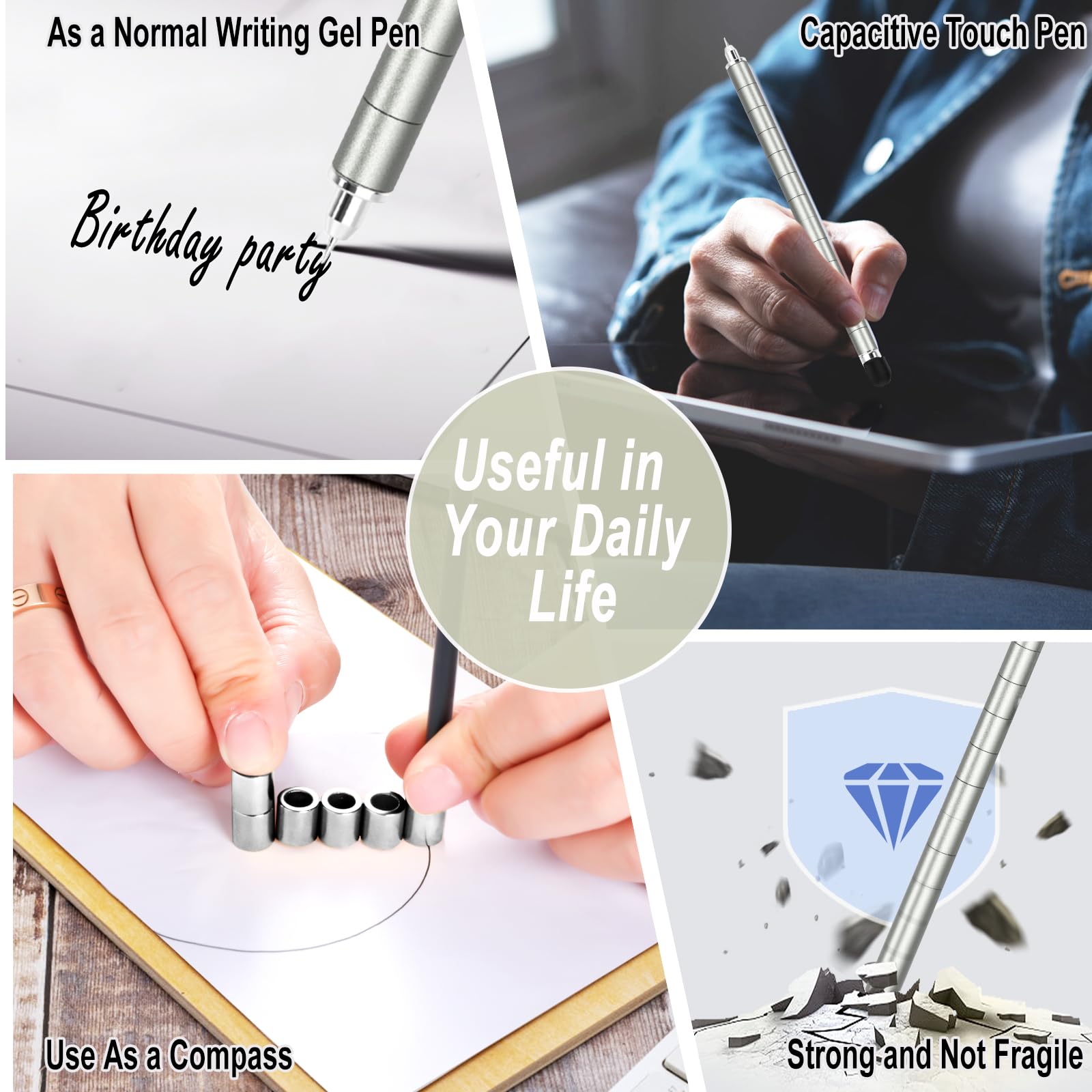 Fidget Gel Pen Teens Boys Gift Ideas - Unique Back to School Supplies Gift for Students & Teachers