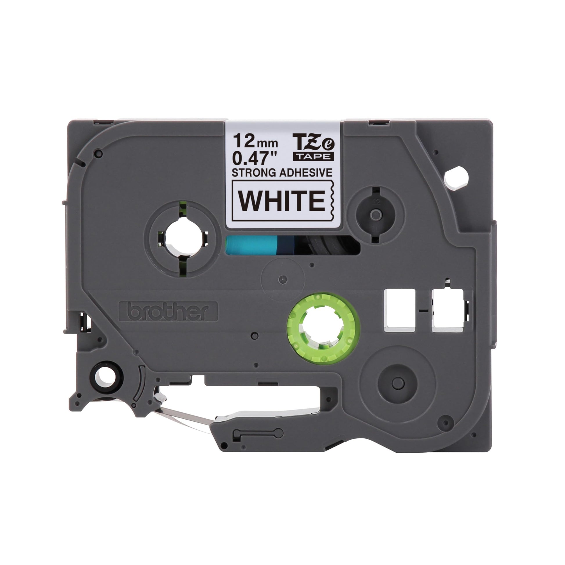 Brother Genuine P-Touch TZe Black Print on White Label Tape (TZeS231), Strong Adhesive Laminated