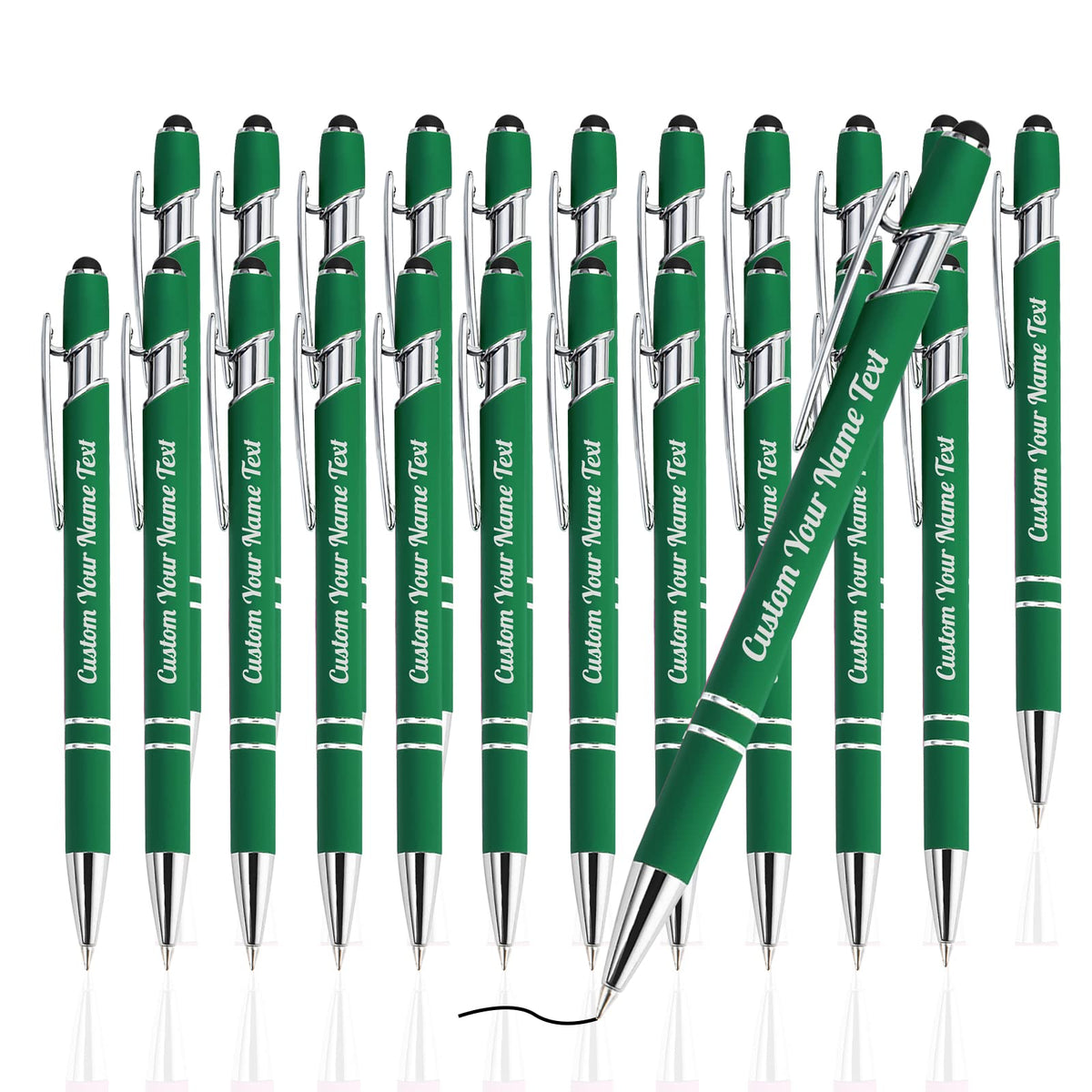 Westpearl Personalized Pen24pcs Bulk,Custom Ballpoint Pens with Engraved Business Name Message