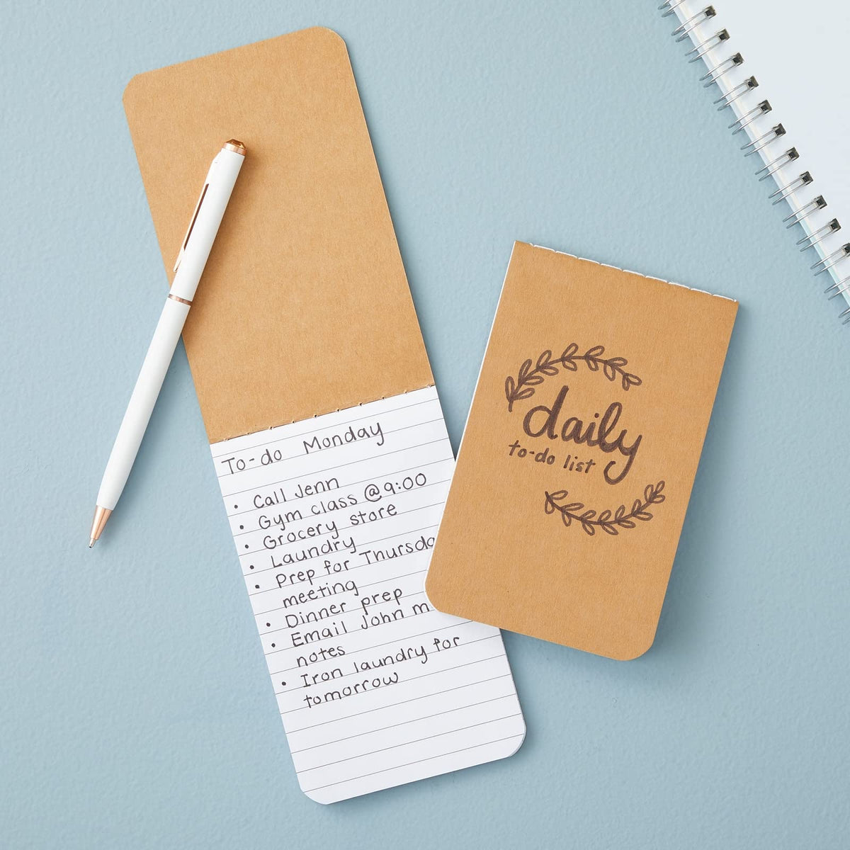 Paper Junkie Pocket Notebook - 12-Pack, 2.7 x 4.5 In, Brown Kraft Cover - Composition Book for