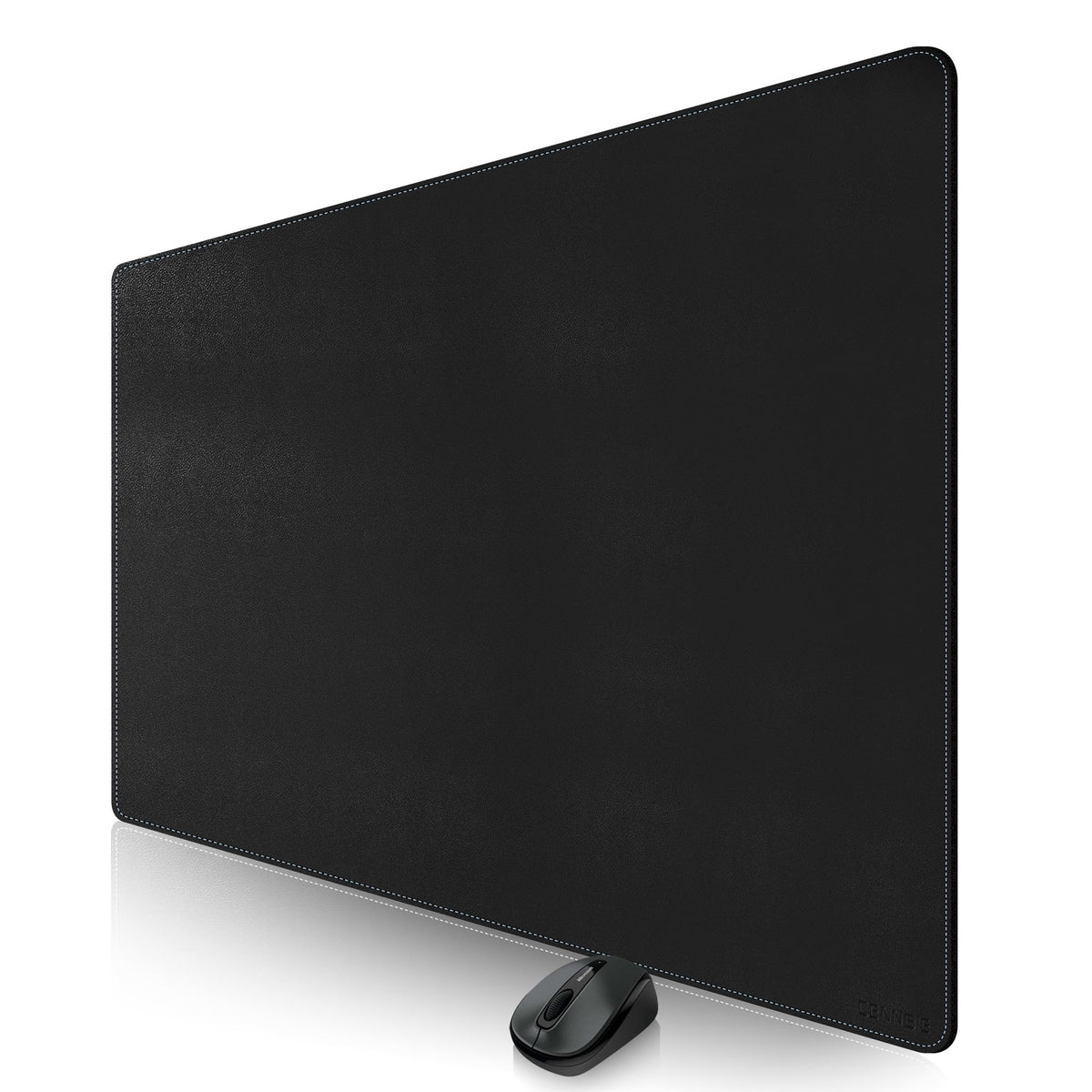 CENNBIE Leather Desk Pad, 51.2" x 31.4" Extra Large Leather Desk Mat Blotter Protector, Non-Slip