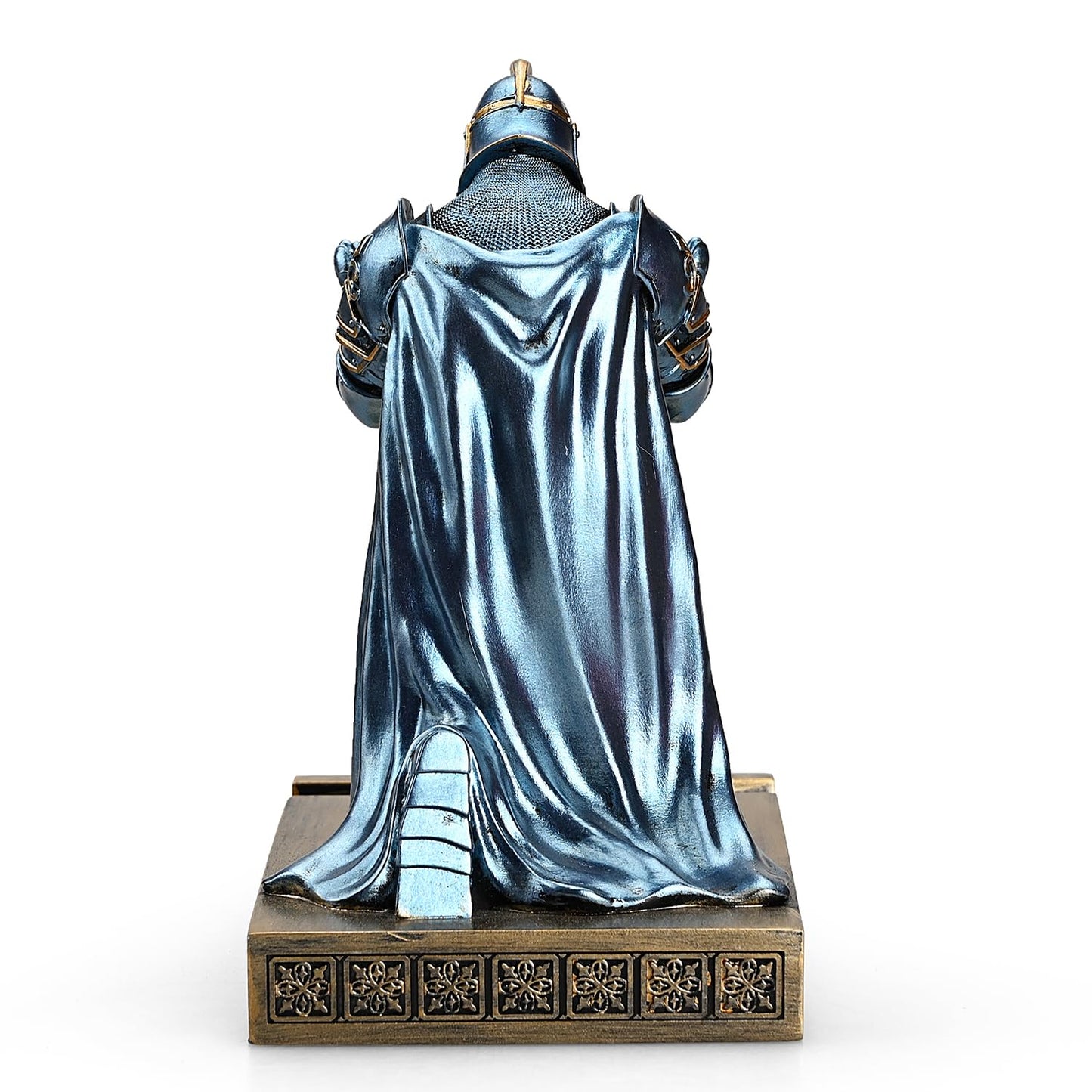 Knight Pen Holder Desk Organizer Office Decor Letter Opener for Desk Blue