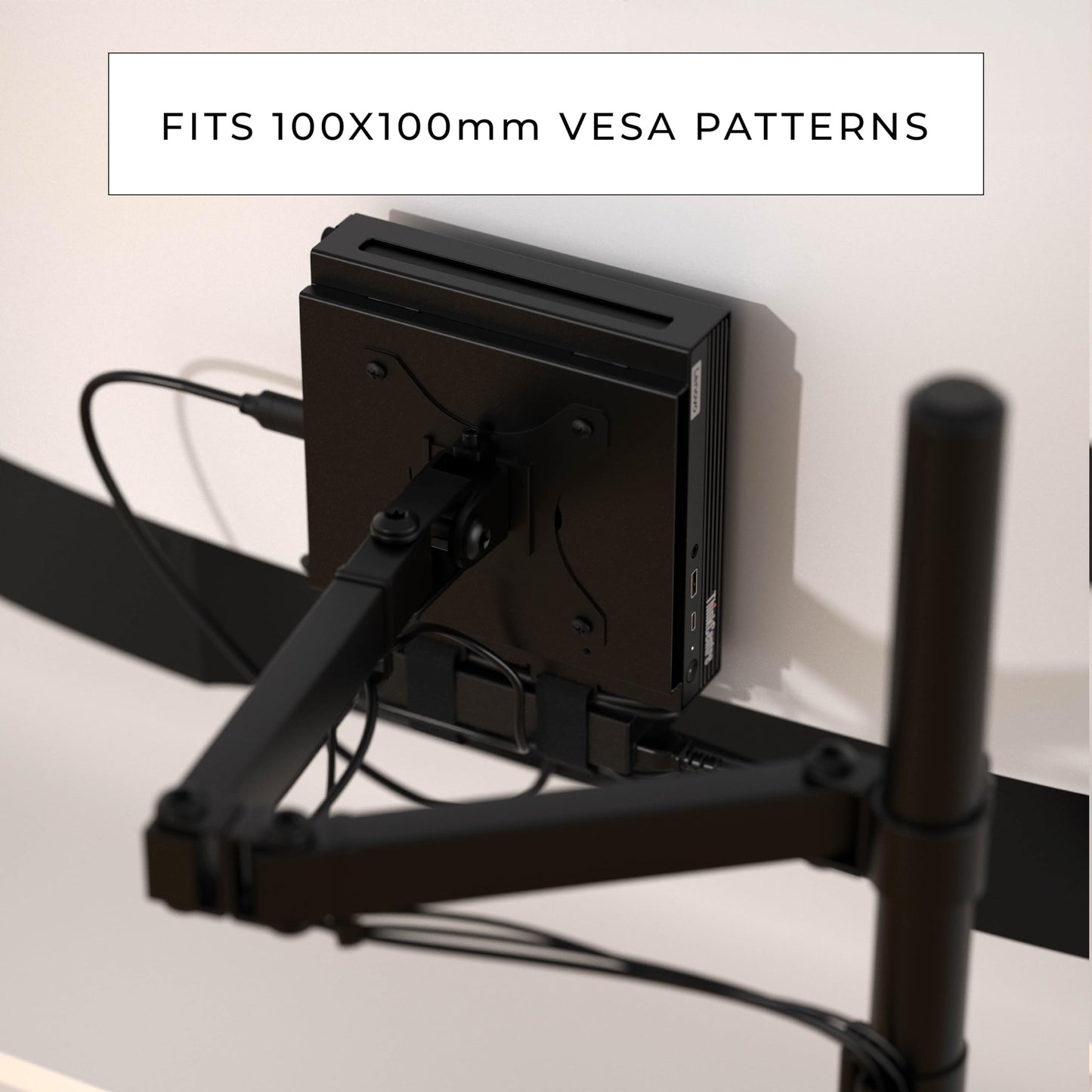 HumanCentric VESA Mount for Lenovo ThinkCentre Tiny - Behind Monitor