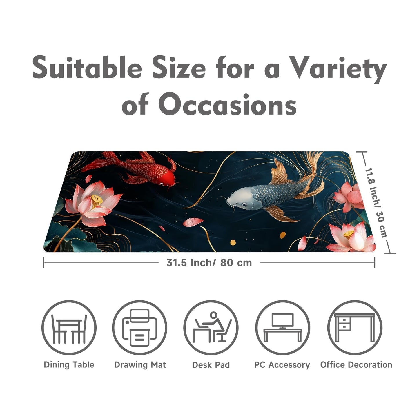 Gaming Mouse Pad Desk Pad XL Large Mouse Mat Keyboard Mat Office Desk Decor AccessoriesKeyboard Mat