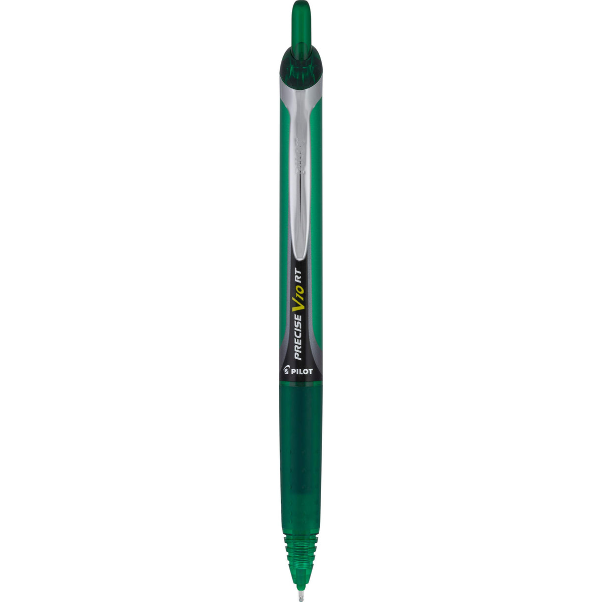 PILOT Precise V10 RT Retractable Ball Pens, 1.0mm, Green, 12-Pack