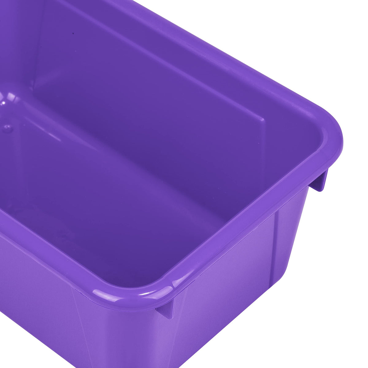 Storex Small Cubby Bins – Plastic Storage Containers for Classroom, 12.2 x 7.8 x 5.1 inches