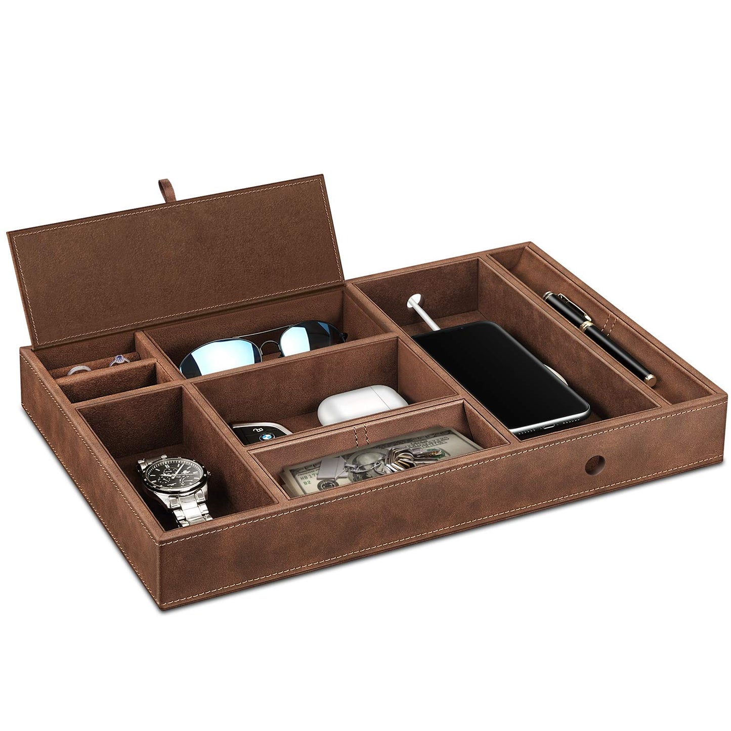 SITHON Valet Tray Desktop Organizer Catchall EDC Tray