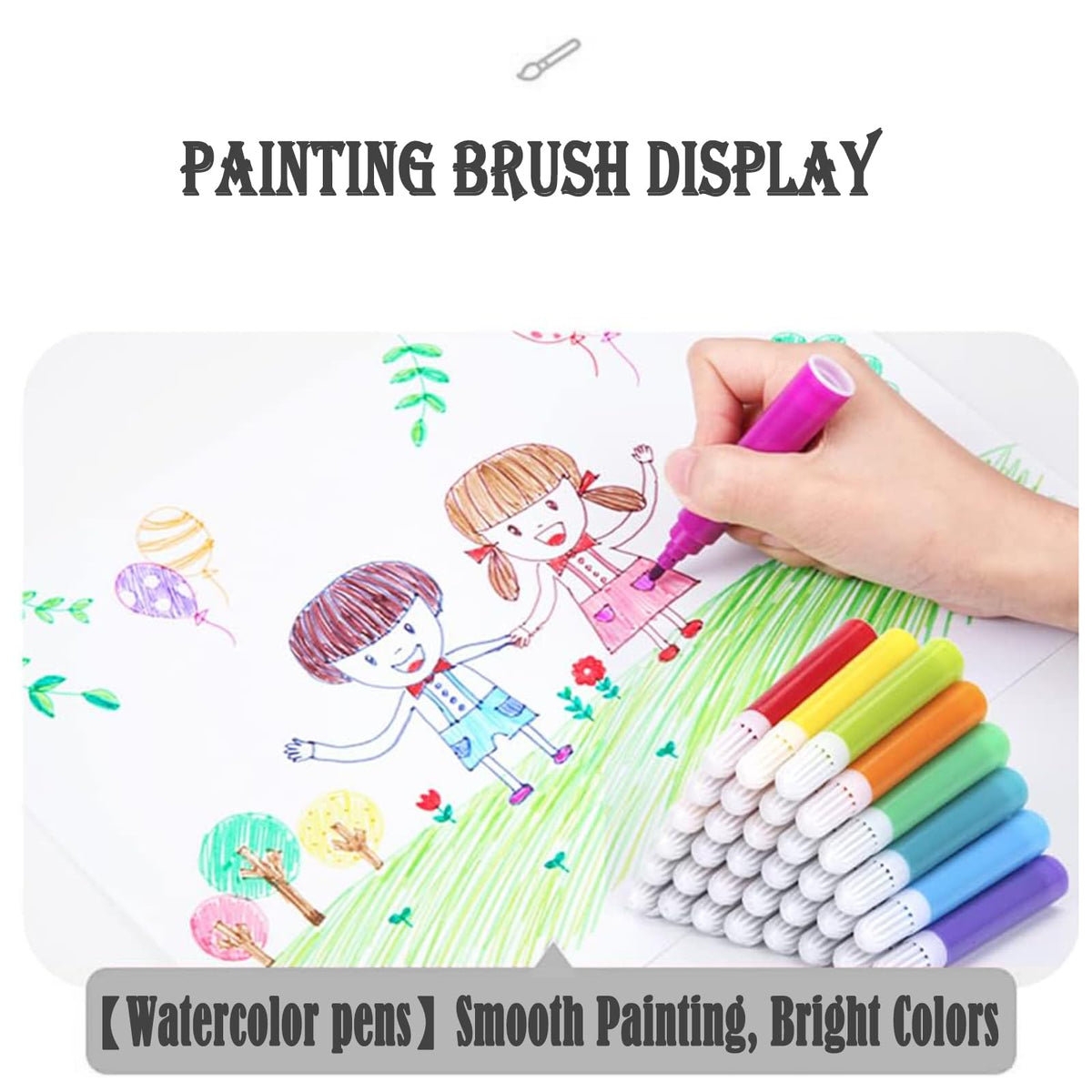 DLUCKY 208 PCS Art Supplies Drawing Art Kit Adults for Kids Art Set,Black