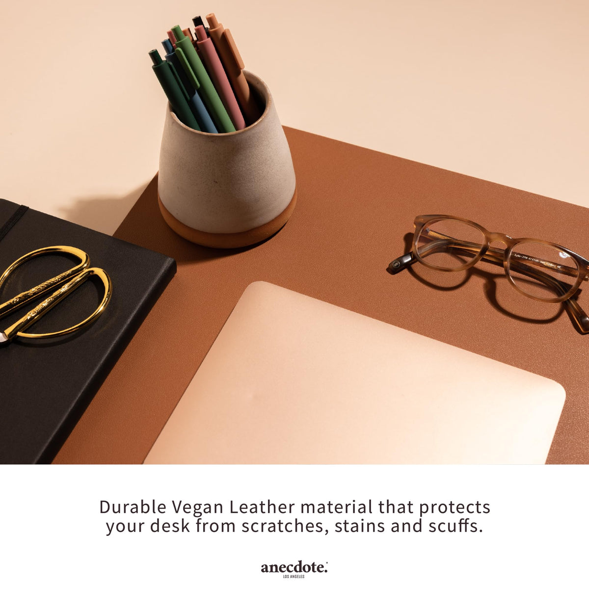 Anecdote Office Desk Pad Mat, Large Keyboard & Mouse Pad, Home Desk Blotter