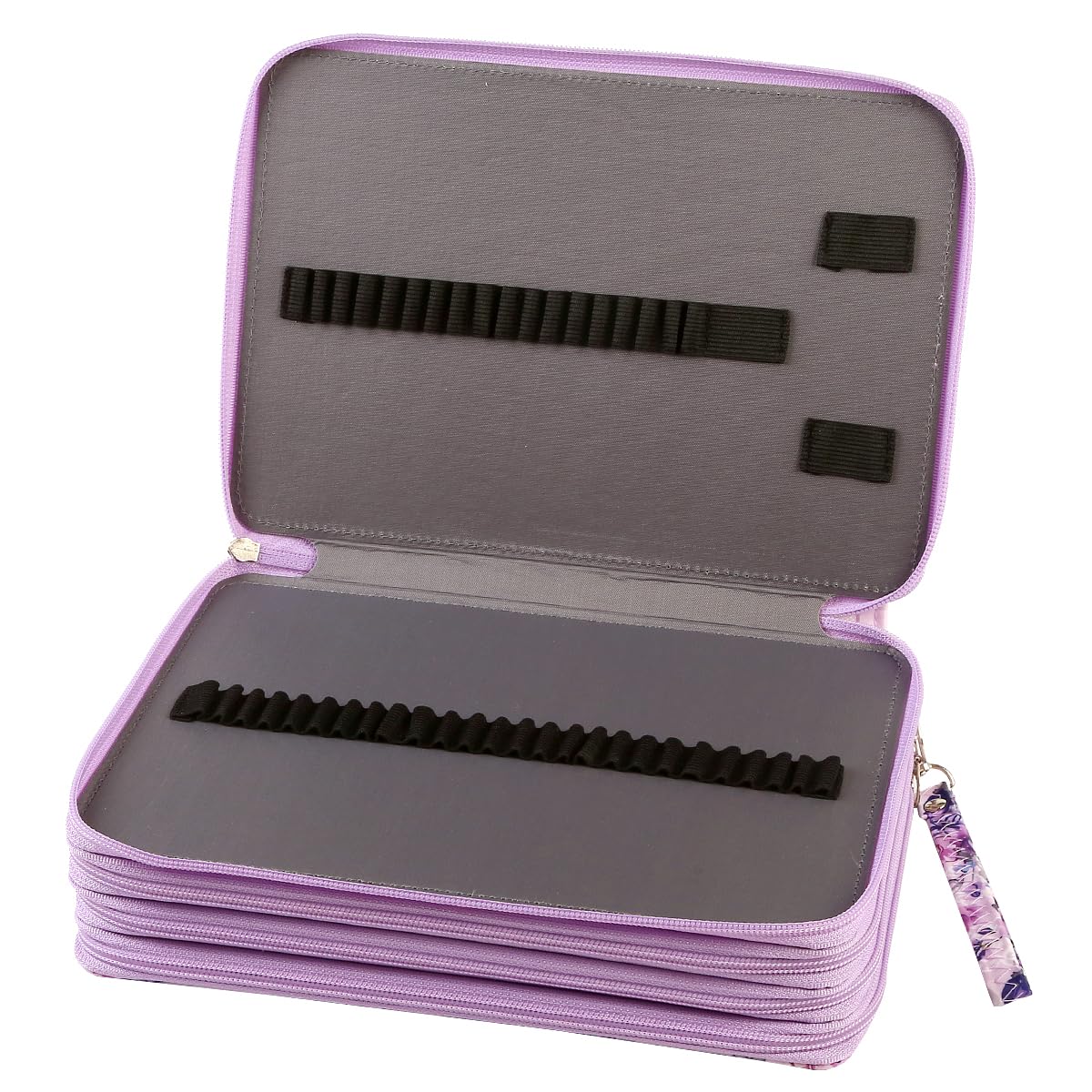 Lbxgap 200 Slots Colored Pencil Case Organizer, 4 Layer Bag