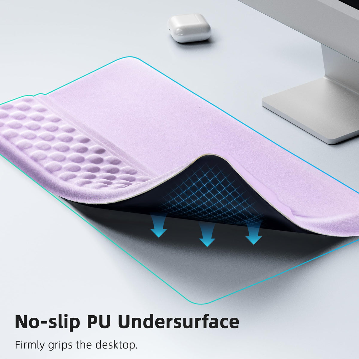 Ospelelf Keyboard Wrist Rest Pad, Comfy Ergonomic Keyboard Stand Riser Holder, Computer Wrist