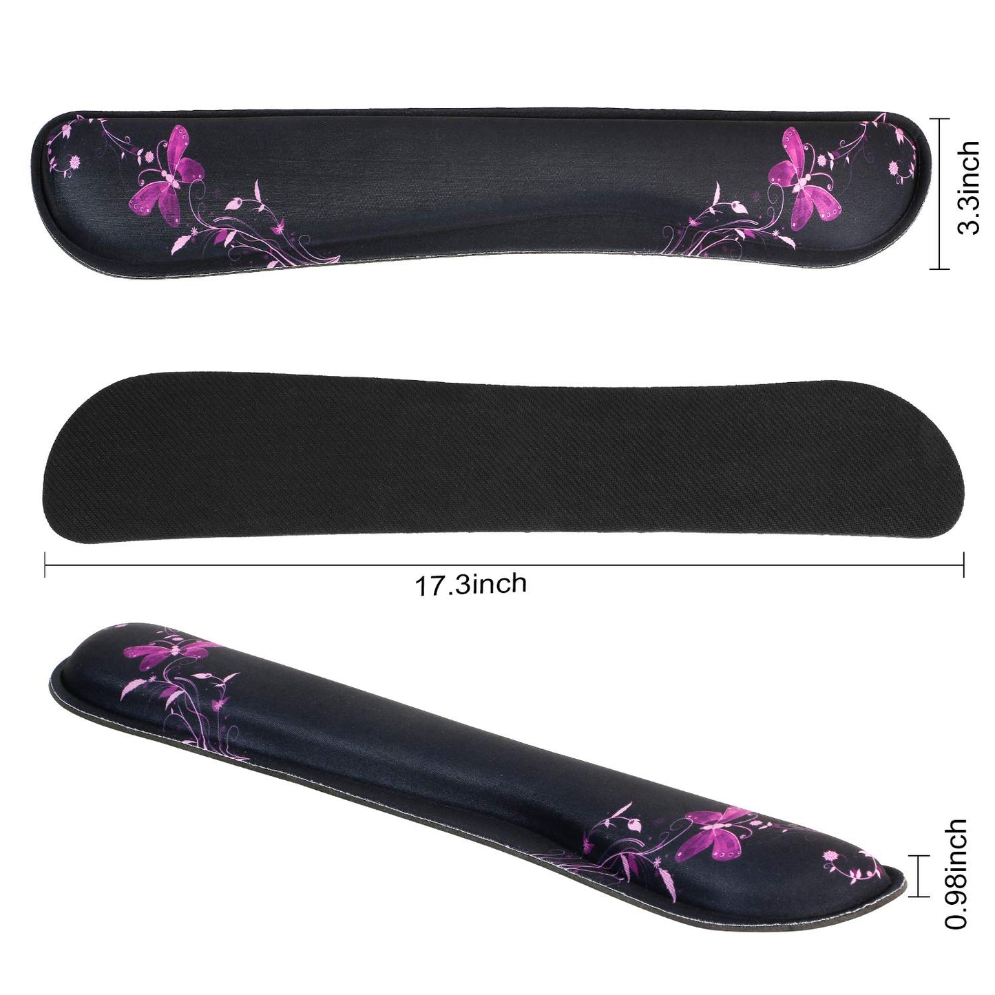RICHEN Keyboard Wrist Rest Pad and Mouse Wrist Rest Support Mouse Pad Set,Durable & Comfortable &