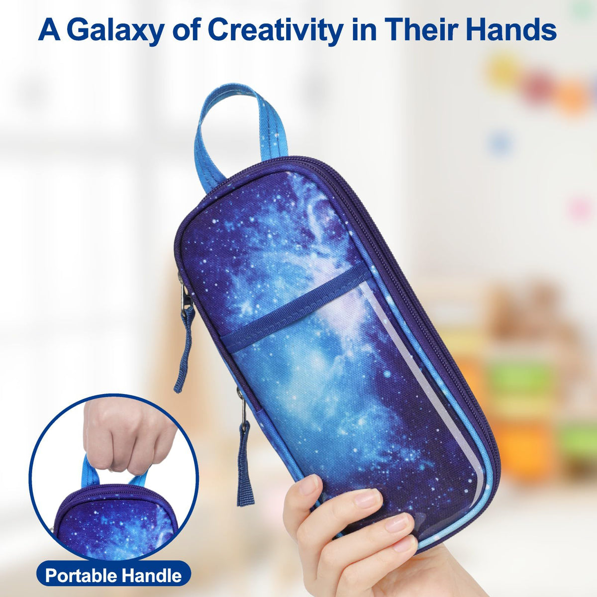 Bagseri Pencil Case for Boys - Expandable Cute Kids Pencil Case