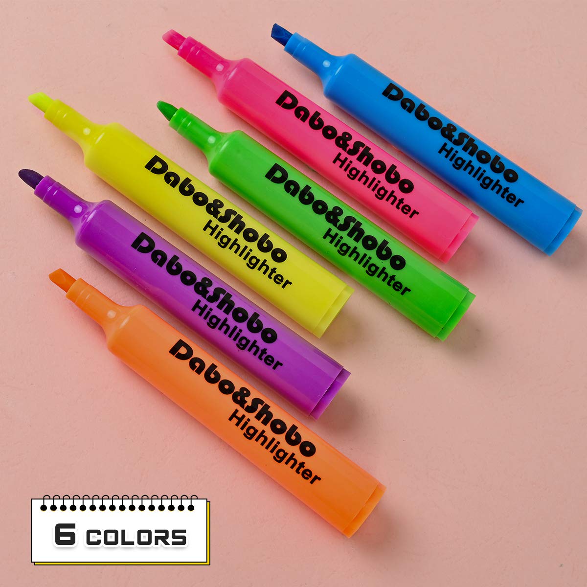 Dabo & Shobo Highlighters Set of 48,Colored Markers And Beautiful Combination Set Liquid Ink Fast