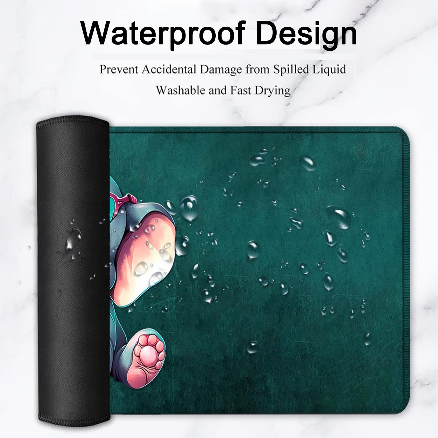 Large Mouse Pad, 31.5 x 11.8in Extended Gaming Mouse Pad with Stitched Edges, XXL Mousepad