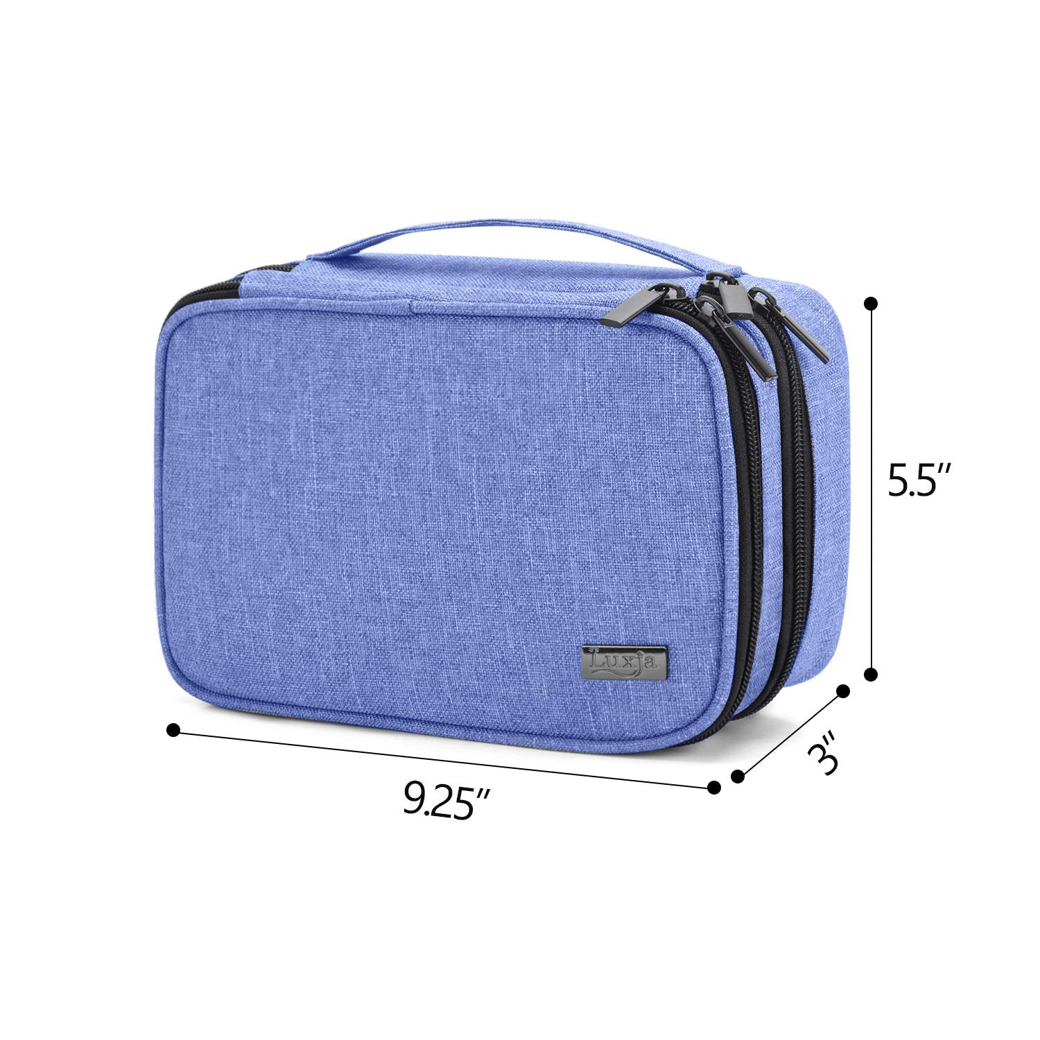 Luxja Double-Layer Sewing Organizer, Dark Blue