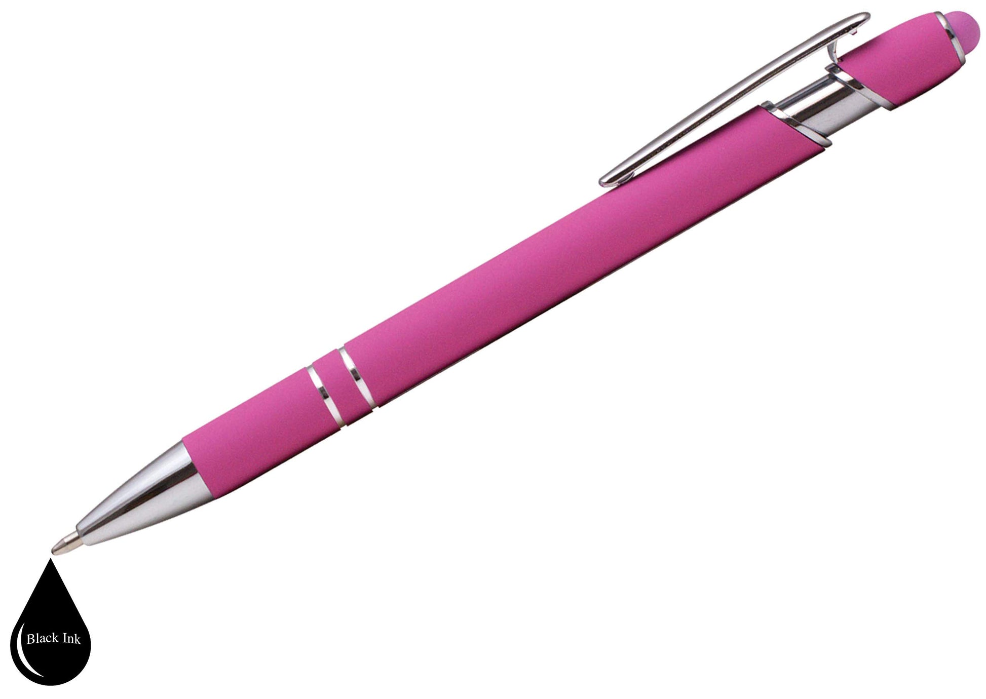 ExpressDesigns™ - Premium Custom Pens with Stylus | Burst of Color | Personalized Soft Touch Metal