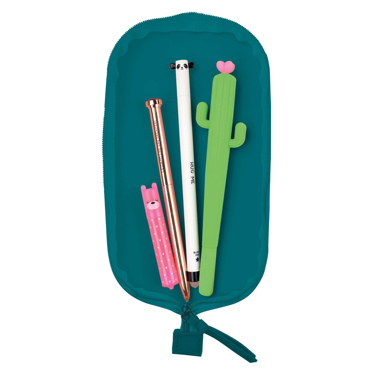 Legami - Soft Silicone Case, 20x5 Cm, Petrol Blue