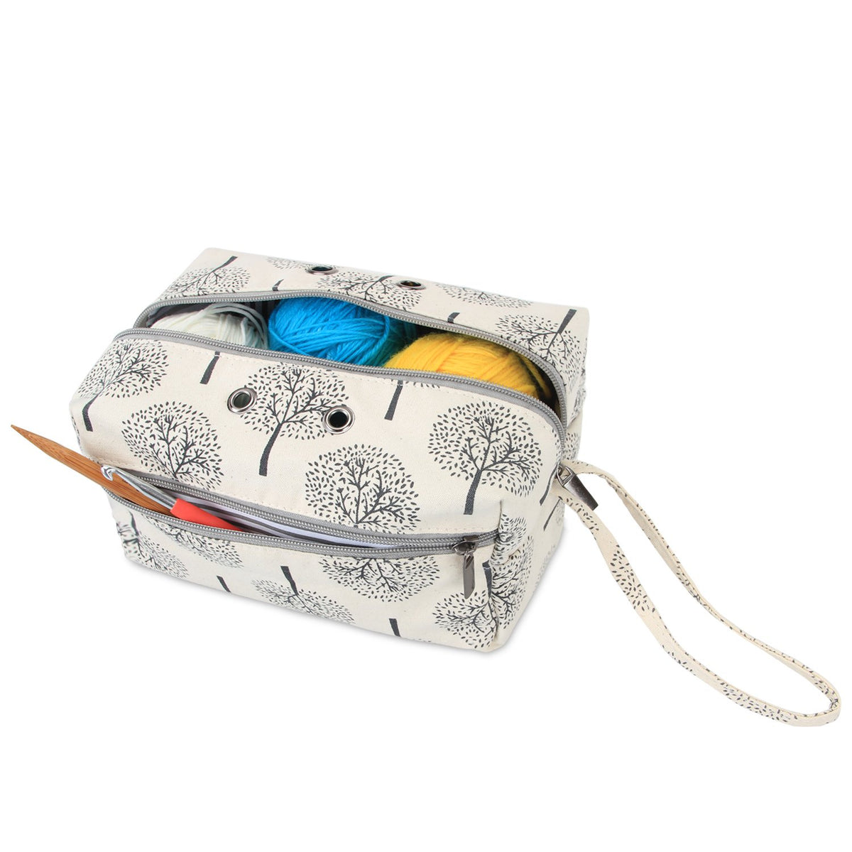 LUXJA Small Yarn Storage Bag for Yarn Skeins, Trees